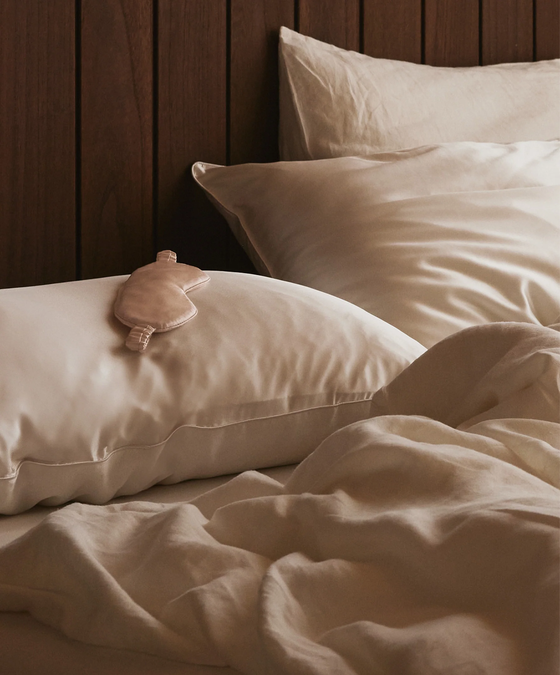 A duo of silk and linen - Blush - Image 3