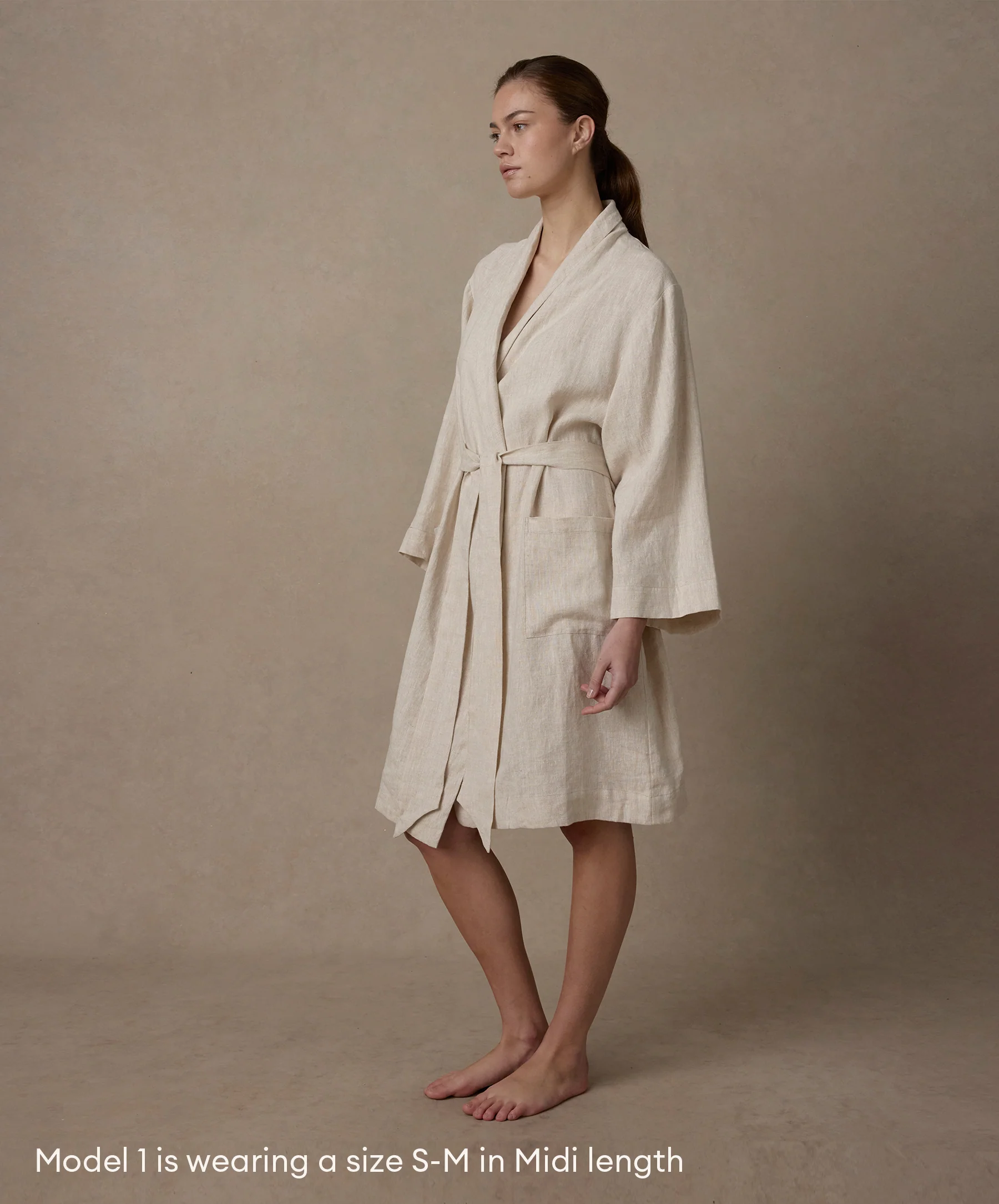 Linen Robe Edition II - Natural - Image 3