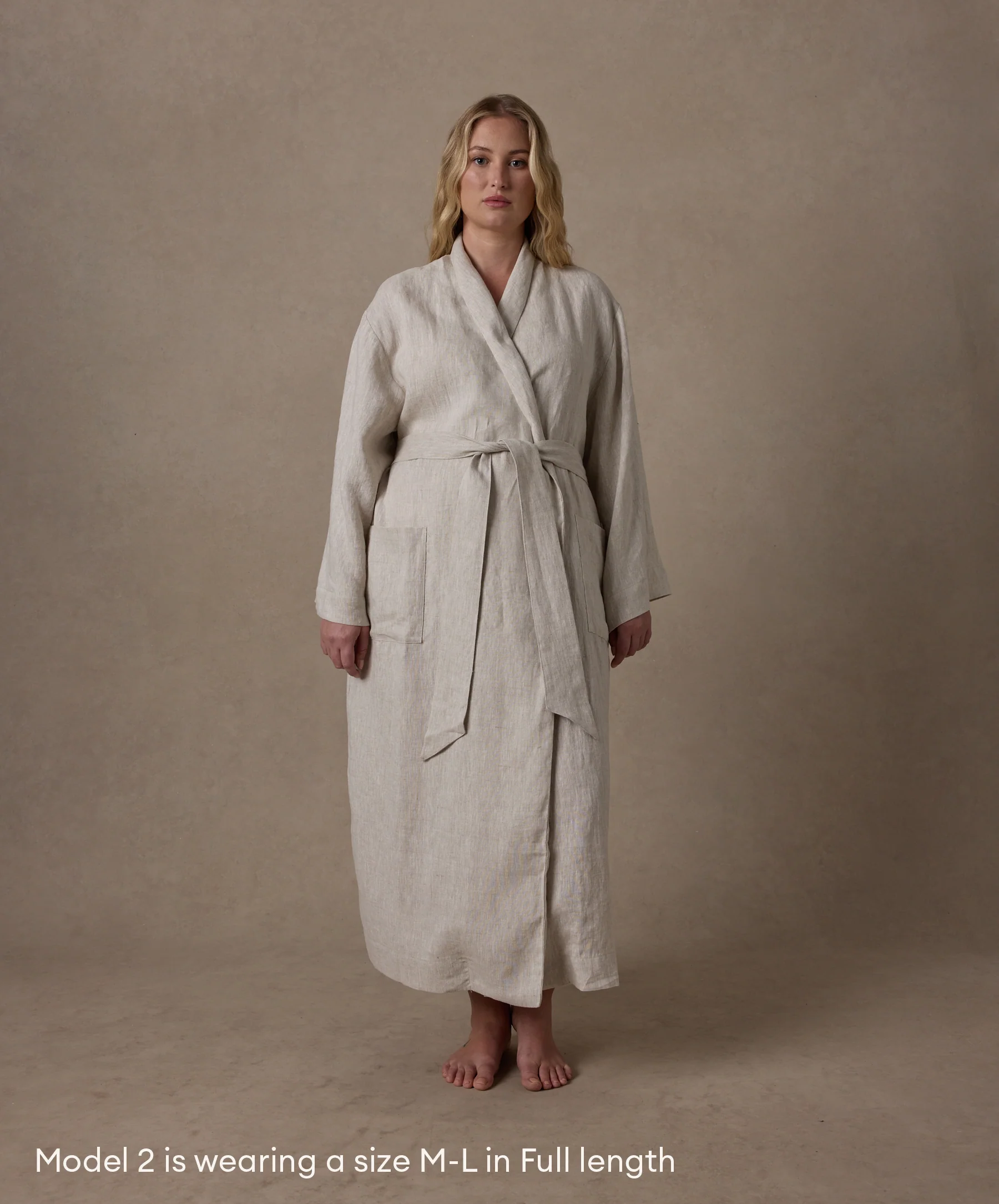 Linen Robe Edition II - Natural - Image 6