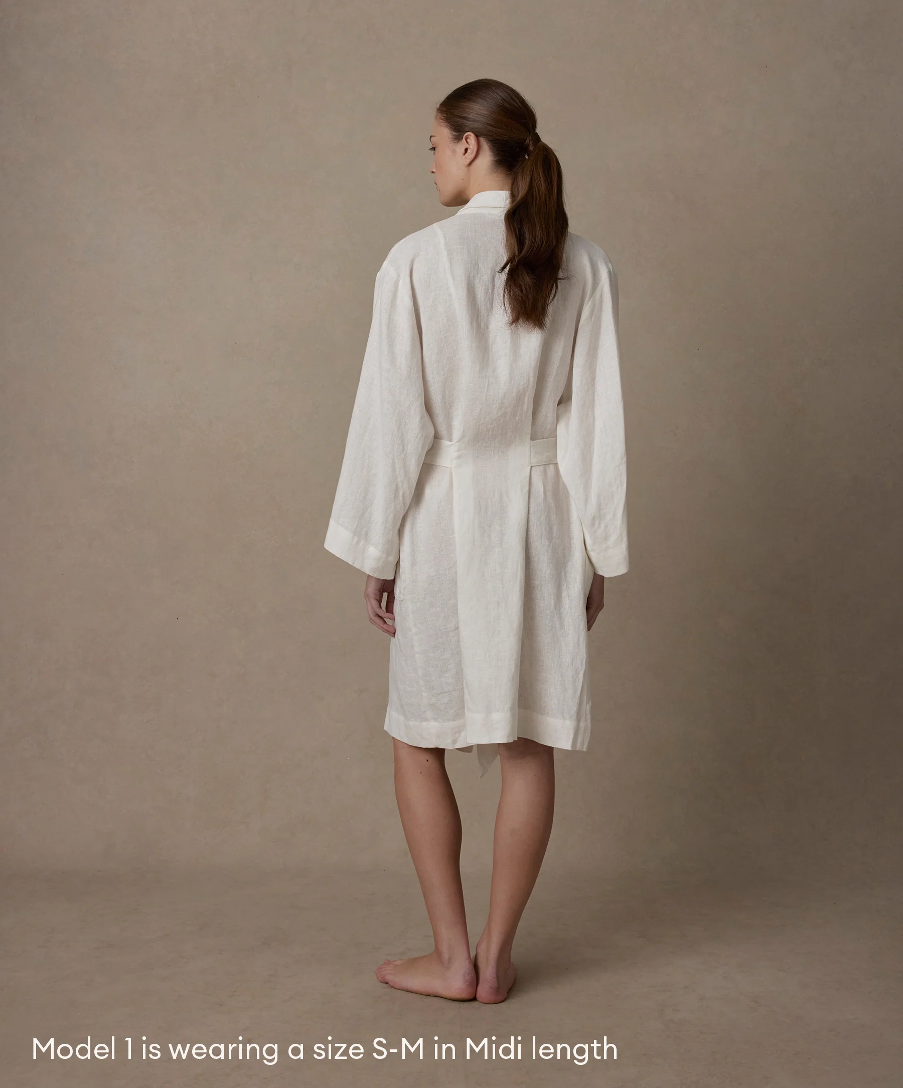 Linen Robe Edition II - Ivory - Image 4