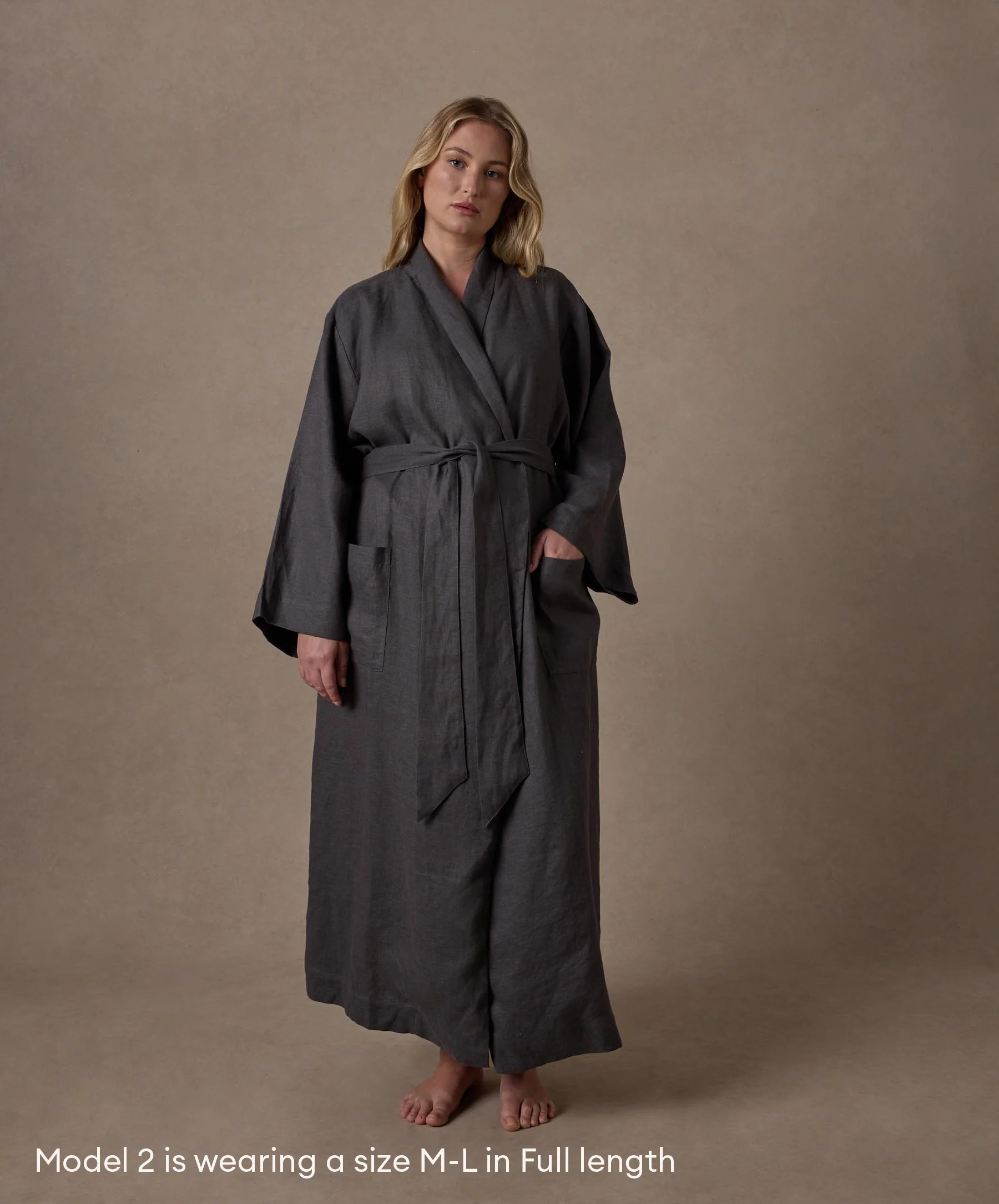 Linen Robe Edition II - Slate - Image 6