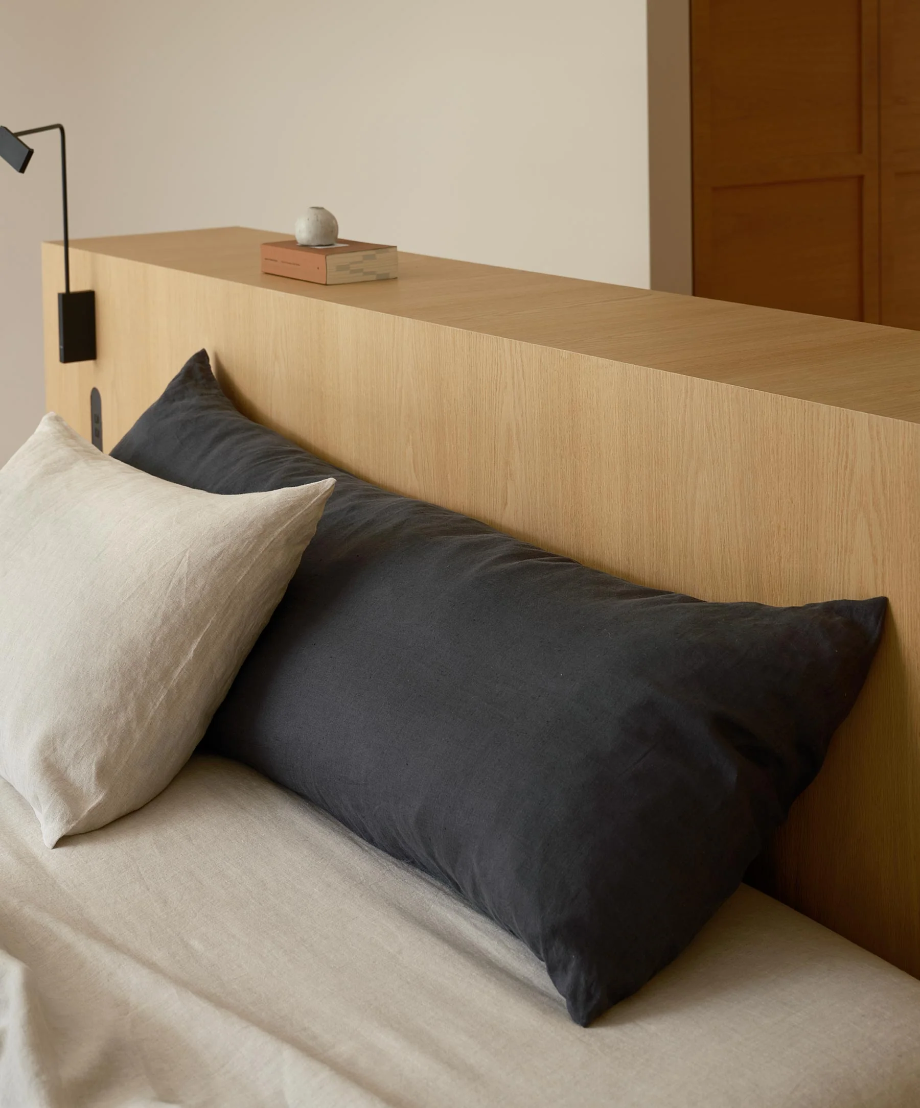 Linen Body Pillowcase - Slate - Image 3