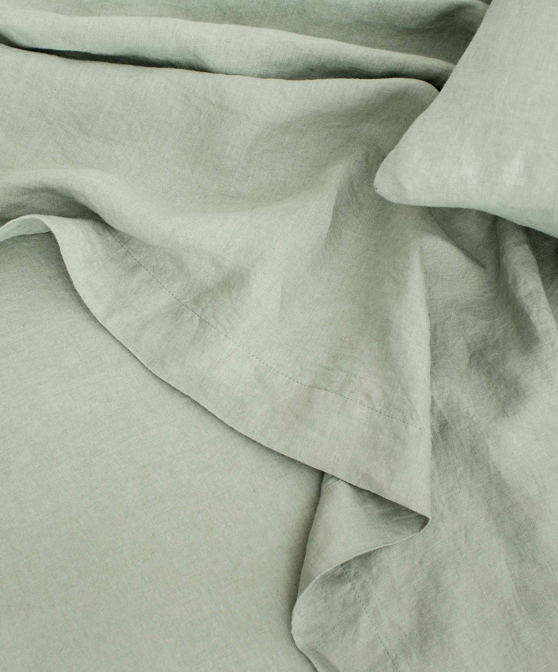 Linen Duvet Cover - Sage - Image 4