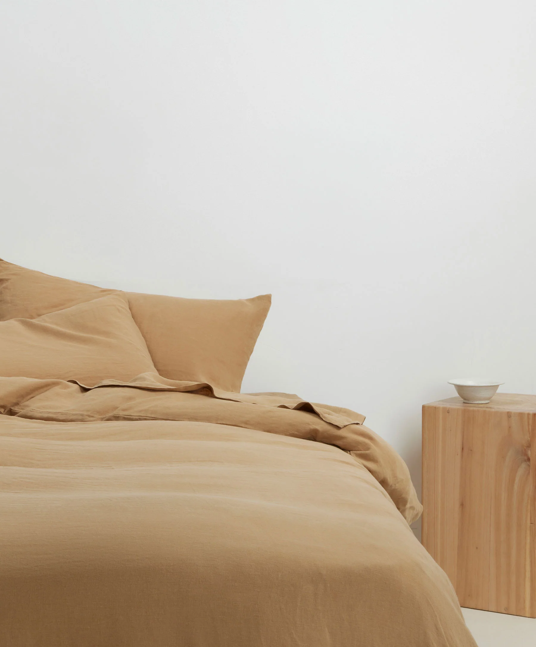 Linen Duvet Cover - Sand - Image 5