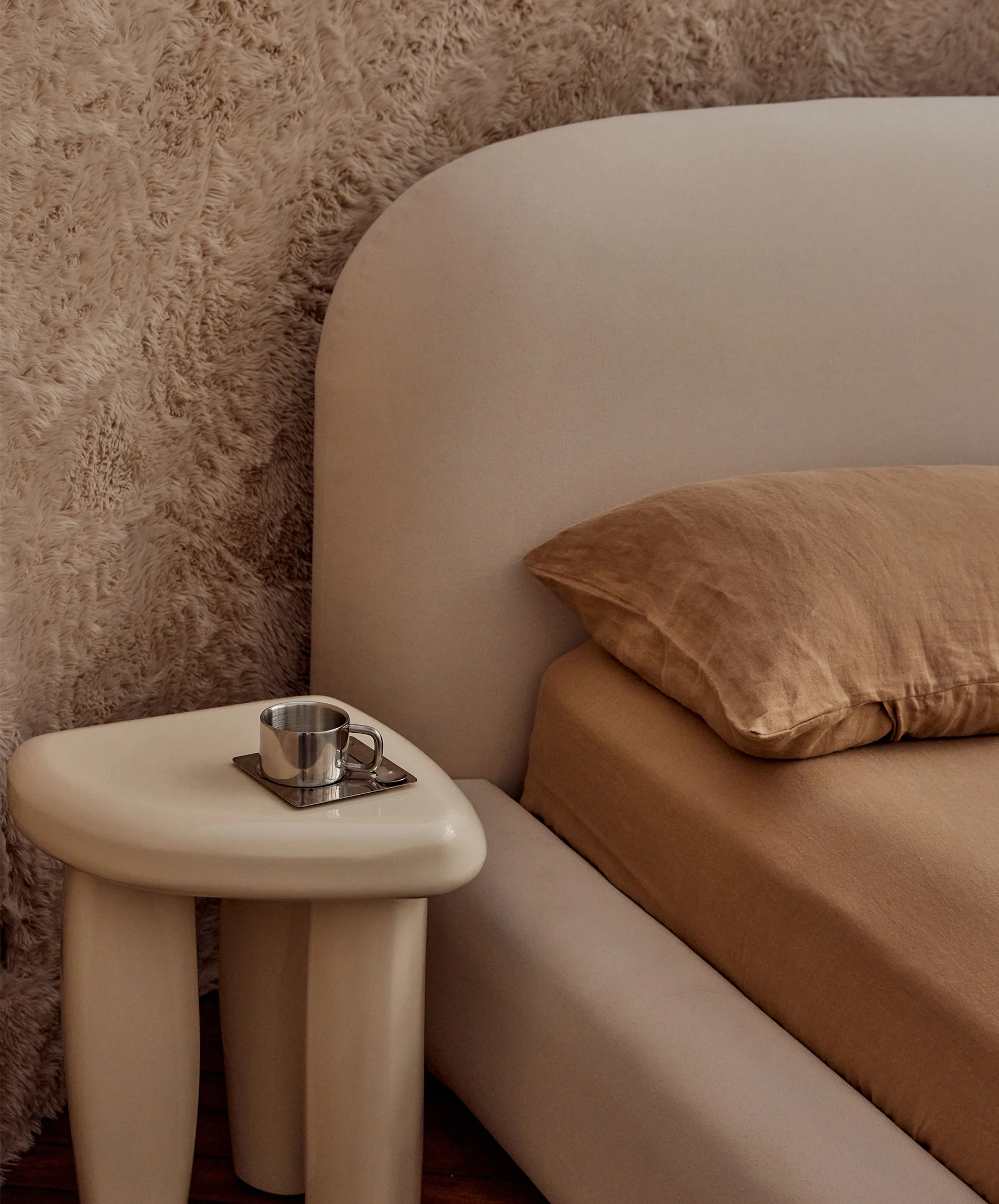Linen Duvet Cover Set - Sand - Image 5