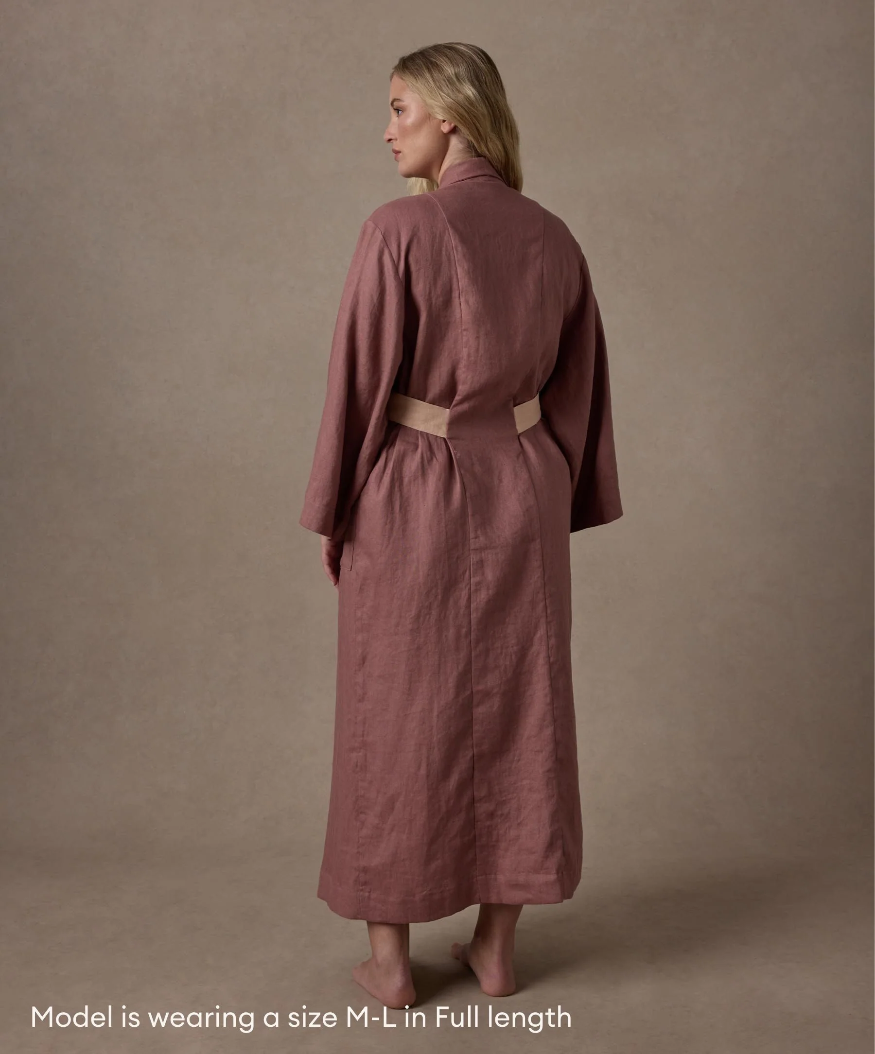 Linen Robe Edition II - Spice/Apricot - Image 3