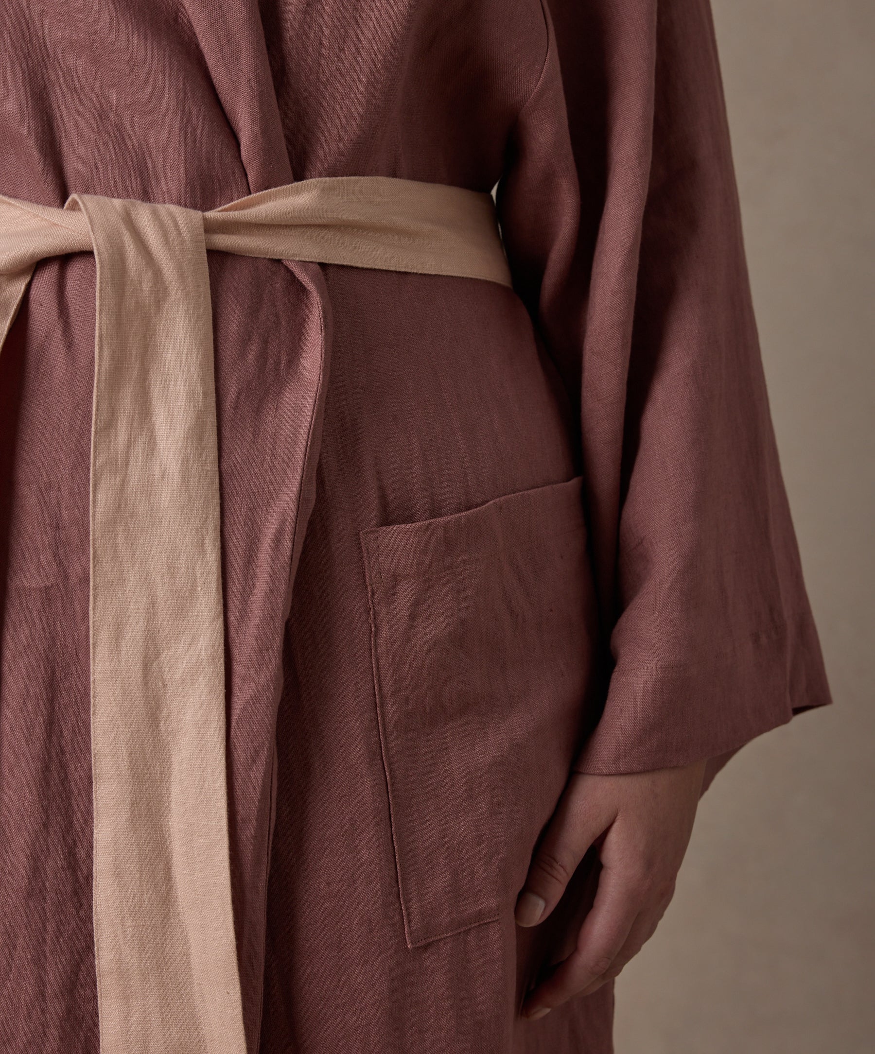 Linen Robe Edition II - Spice/Apricot - Image 5