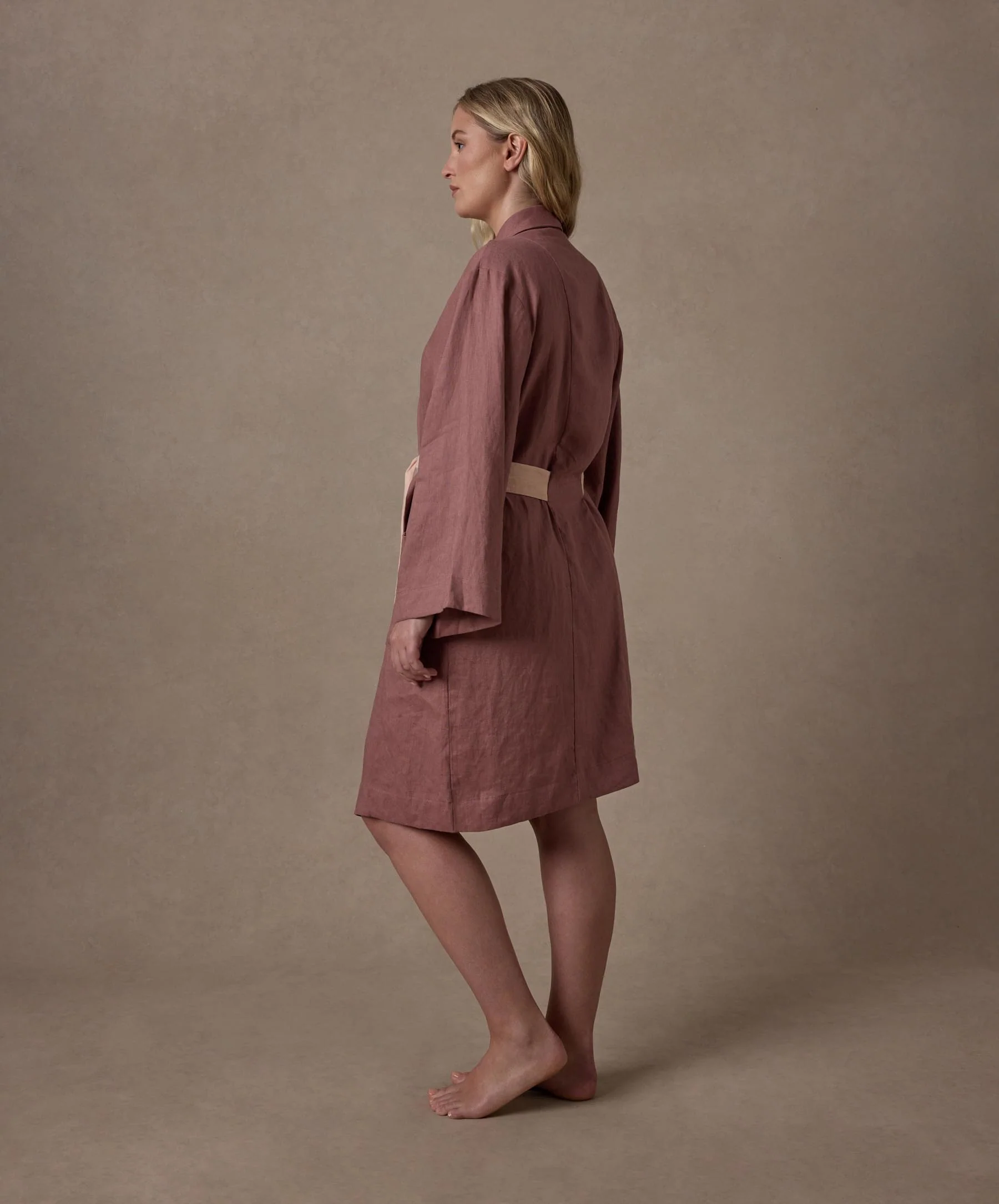 Linen Robe Edition II - Spice/Apricot - Image 7