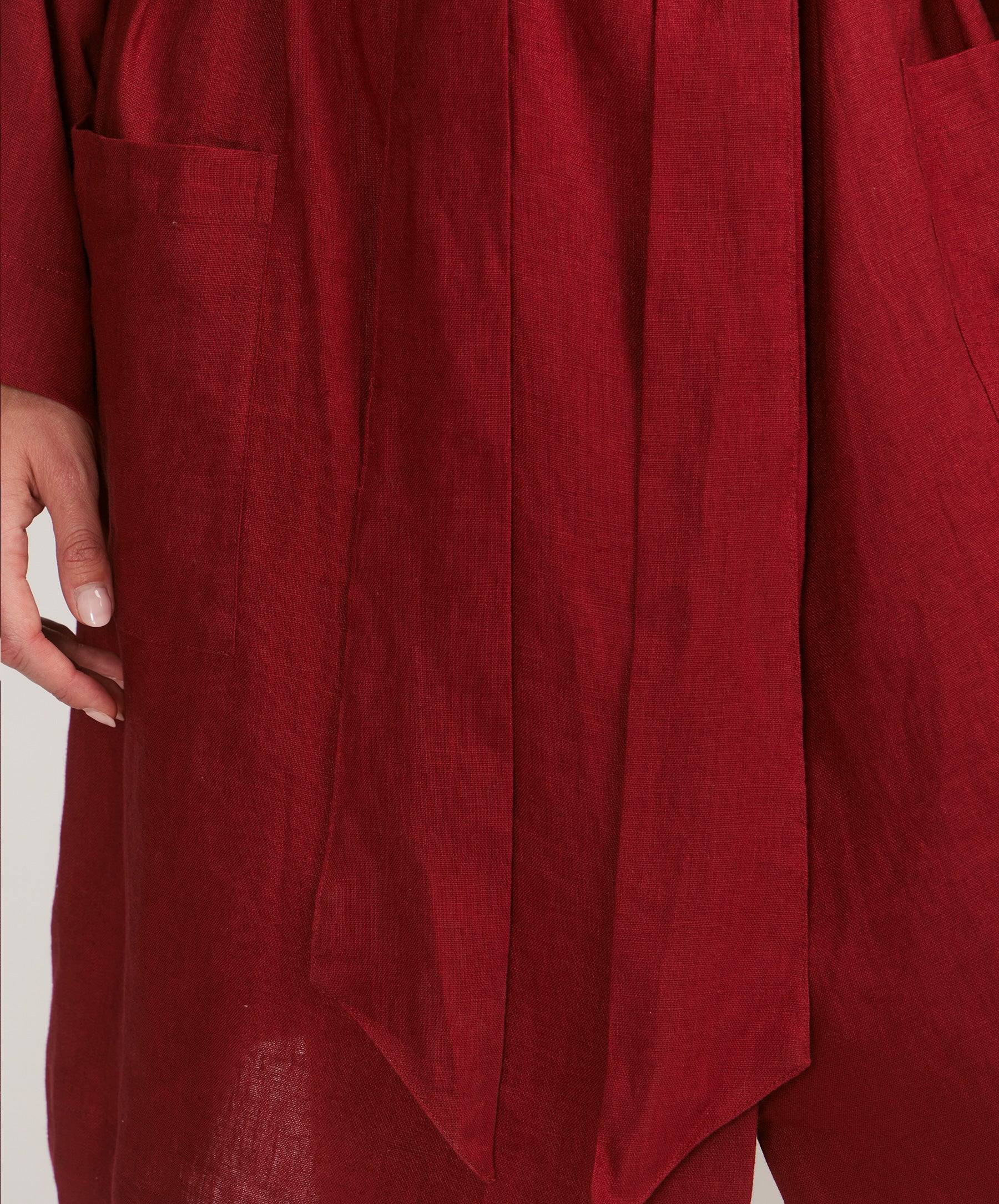 Linen Robe Edition I - Rouge - Image 6