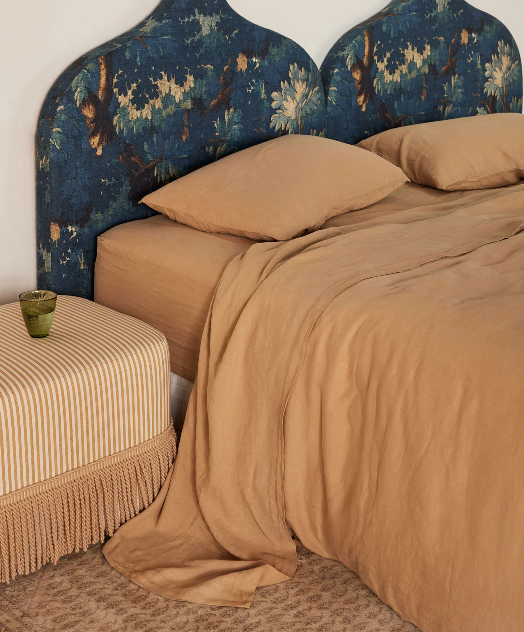 Linen Sheet Set with Pillowcases - Sand - Image 4