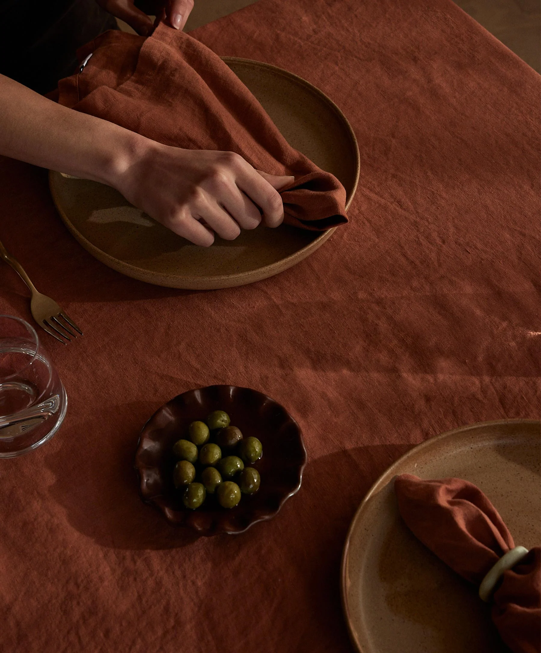 Linen Table Napkins - Sienna - Image 3