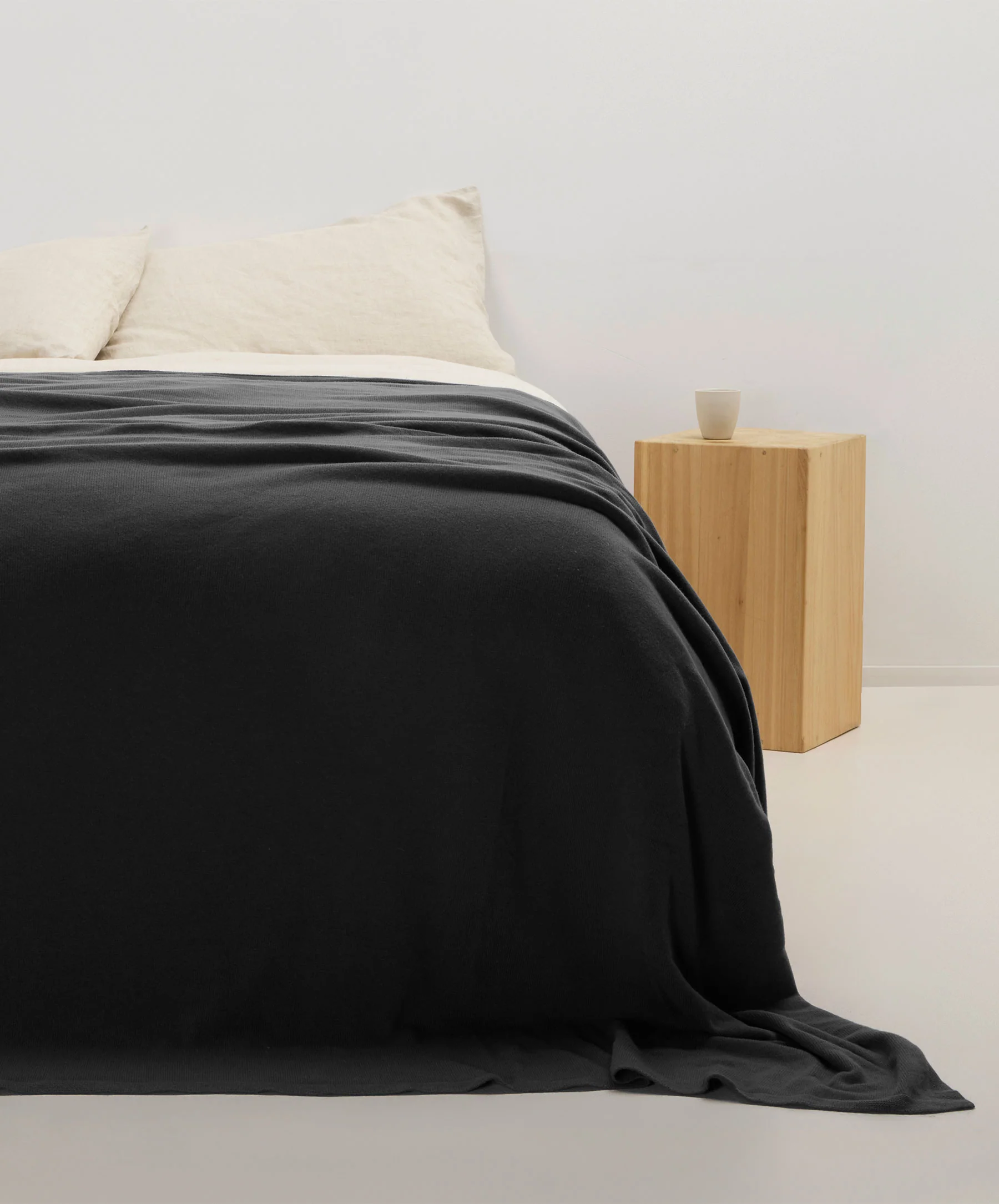 100% NZ Merino Wool Blanket - Slate - Image 3