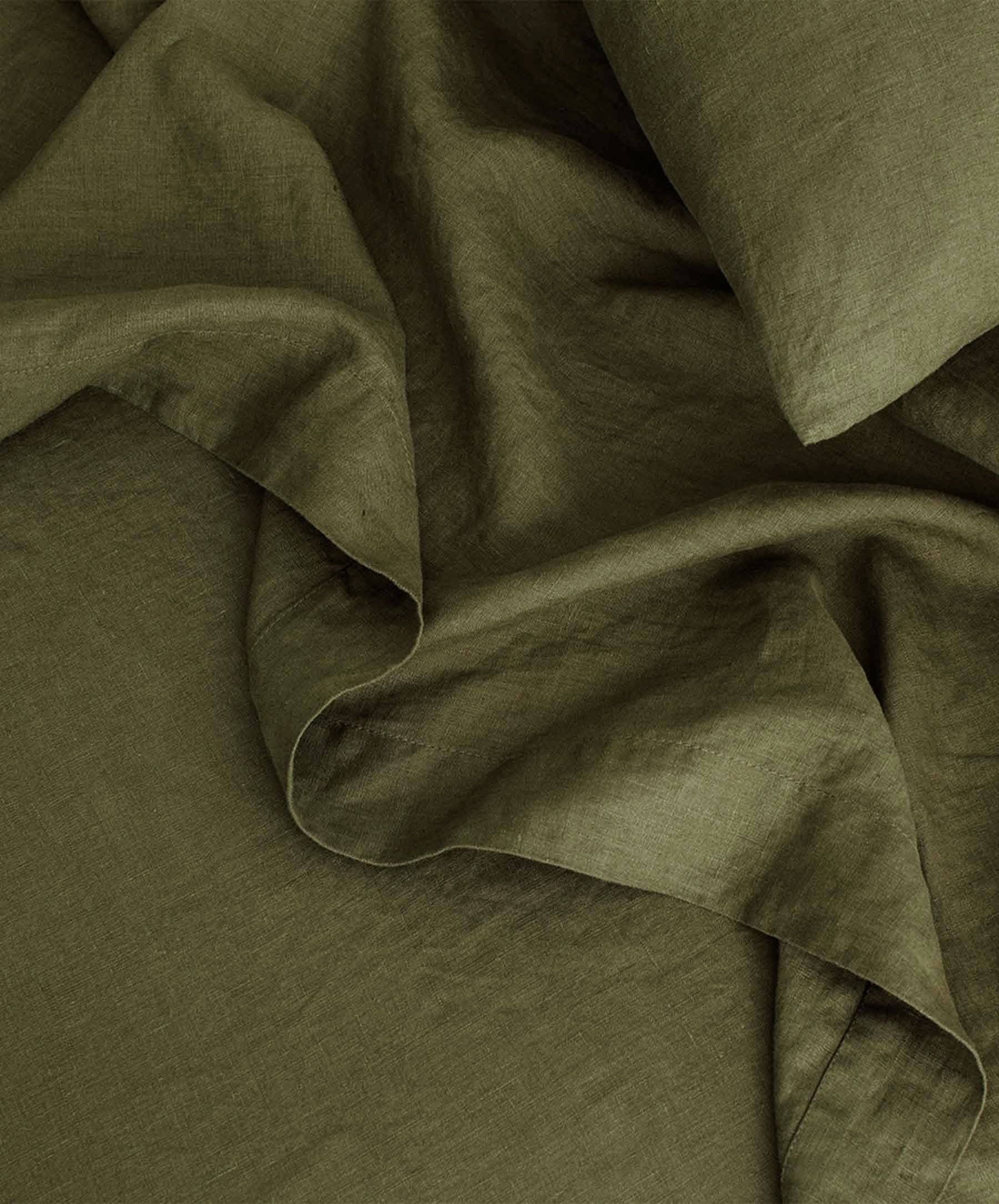 Set of 2 Linen Euro Pillowcases - Forest - Image 2