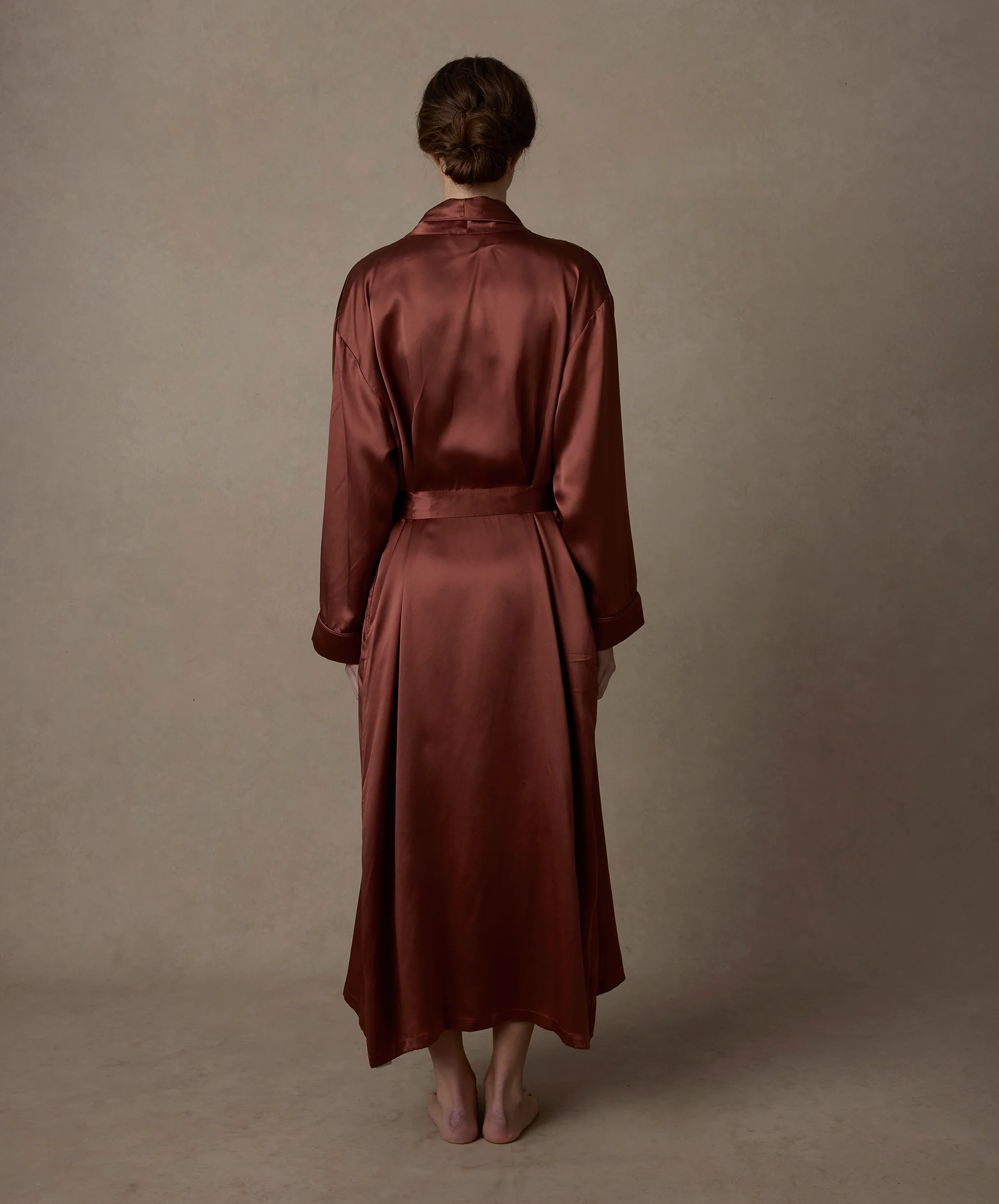 Silk Robe - Cinnabar - Image 5