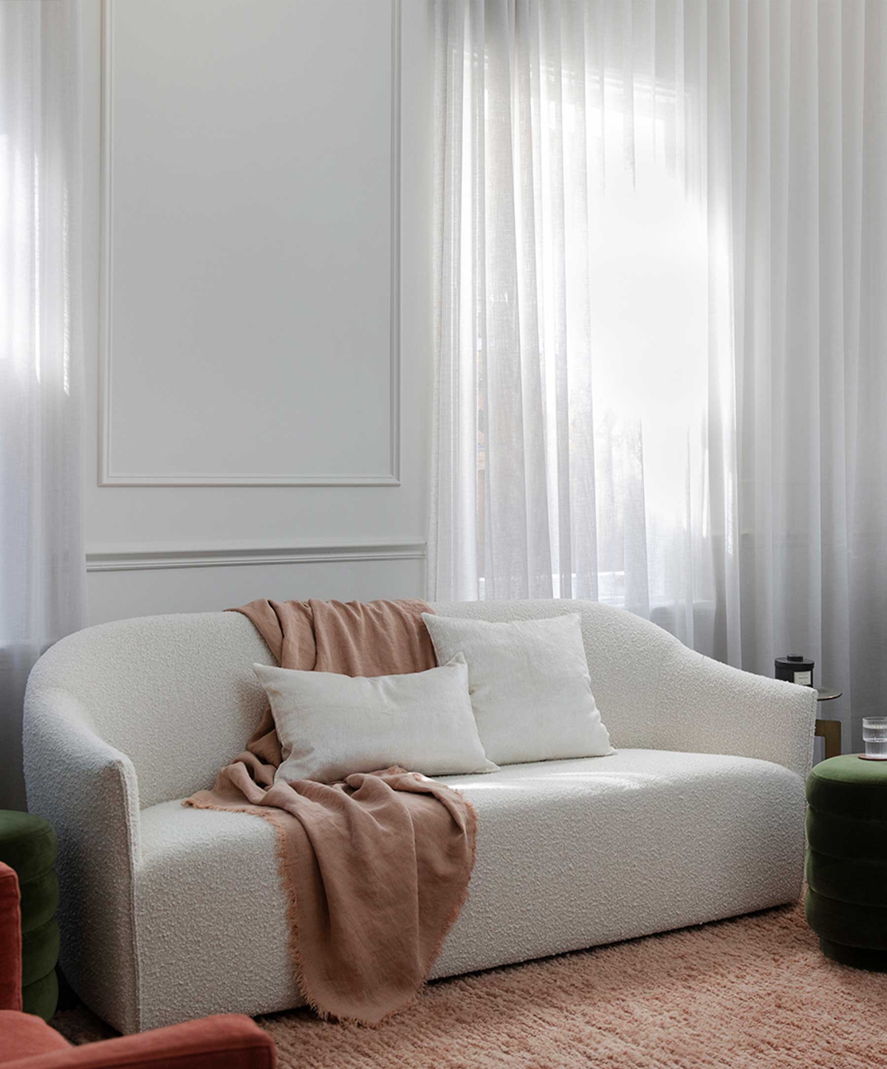 Talik Velvet Rectangular Cushion Cover - Cream - Image 2